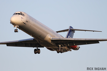 McDonnell Douglas MD-82 - OY-KHN - Scandinavian Airlines