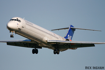 McDonnell Douglas MD-82 - SE-DIK - Scandinavian Airlines