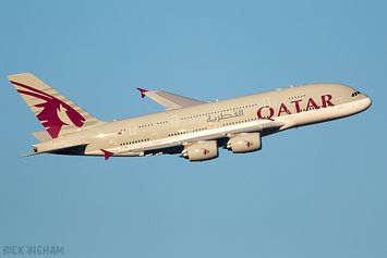 Airbus A380-861 - A7-APF - Qatar Airways