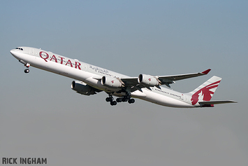 Airbus A340-642 - A7-AGD - Qatar Airways