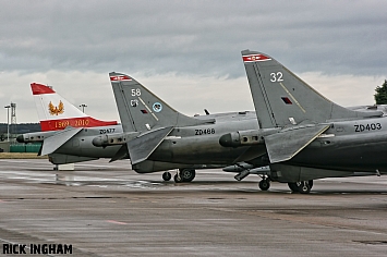 British Aerospace Harrier GR9 - ZD403 + ZG477 + ZD468 - RAF