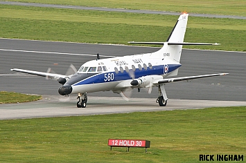 Scottish Aviation Jetstream T2 - XX481/560 - Royal Navy