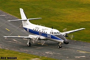 Scottish Aviation Jetstream T2 - XX481/560 - Royal Navy