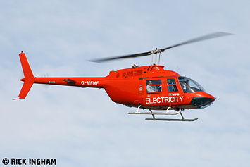 Bell 206B JetRanger III - G-MFMF - Western Power Distribution