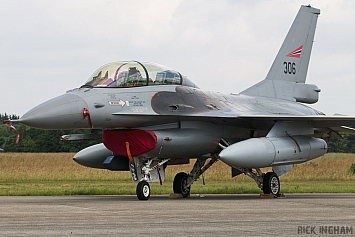 Lockheed Martin F-16BM Fighting Falcon - 306 - Norwegian Air Force