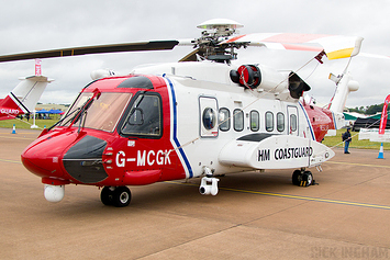 Sikorsky S-92A - G-MCGK - HM Coast Guard