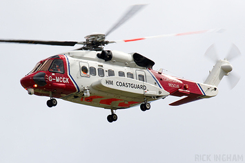 Sikorsky S-92A - G-MCGK - HM Coast Guard