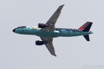 Airbus A320-214 - OO-SNB - Brussels Airlines (Tintin comics Livery)