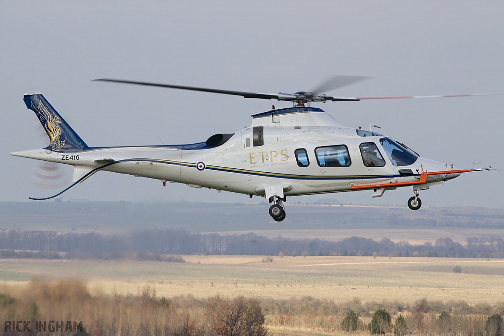 Agusta A109E Power - ZE416 - QinetiQ