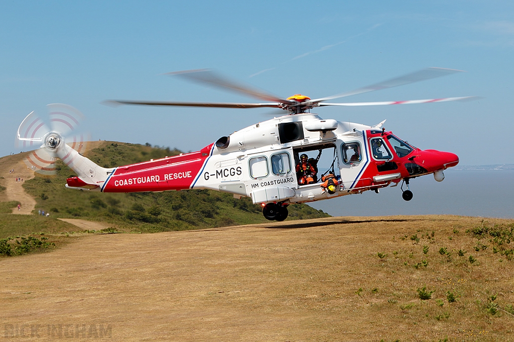 AgustaWestland AW189 - G-MCGS - Coast Guard