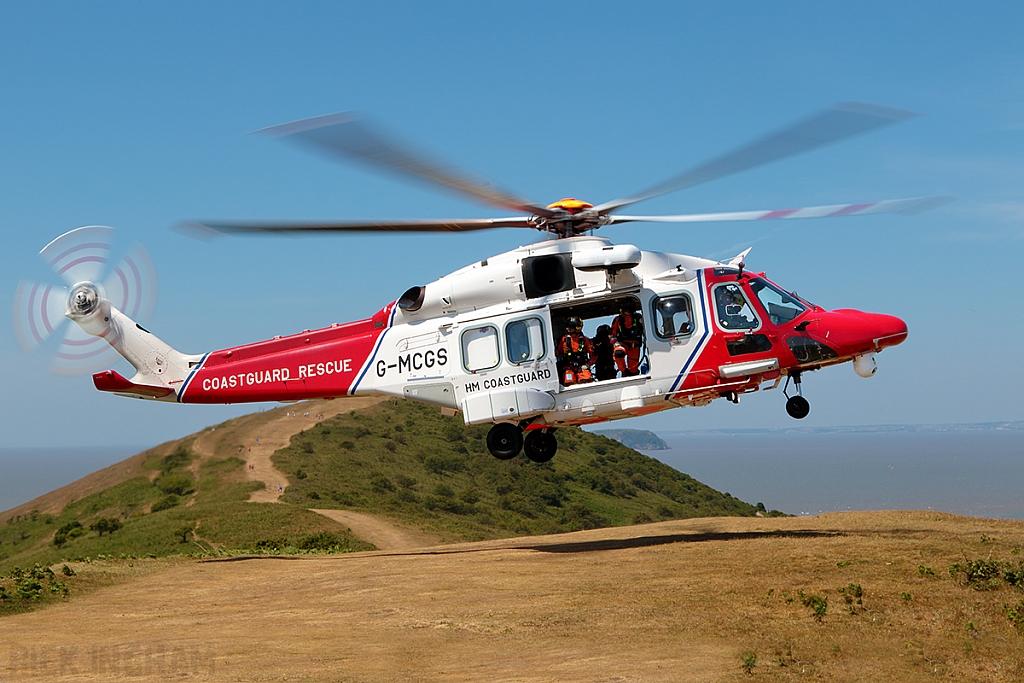 AgustaWestland AW189 - G-MCGS - Coast Guard