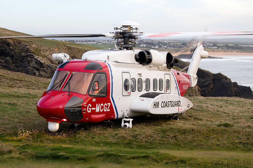Sikorsky S-92A - G-MCGZ - Coast Guard