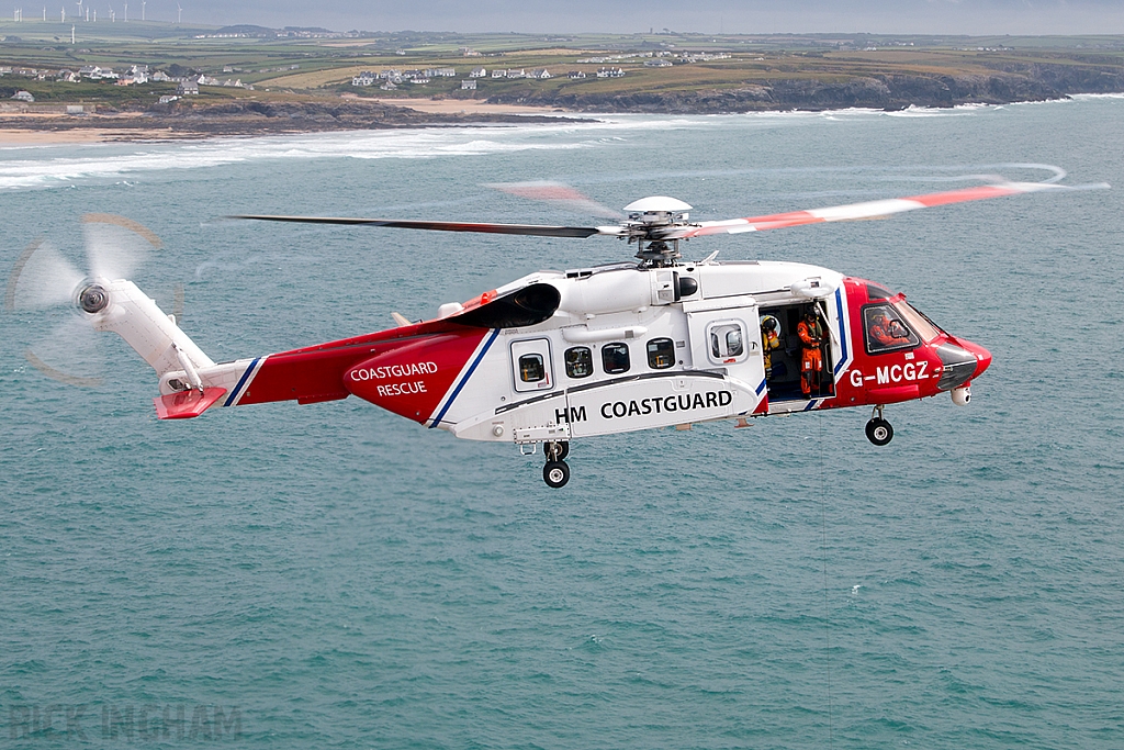 Sikorsky S-92A - G-MCGZ - Coast Guard