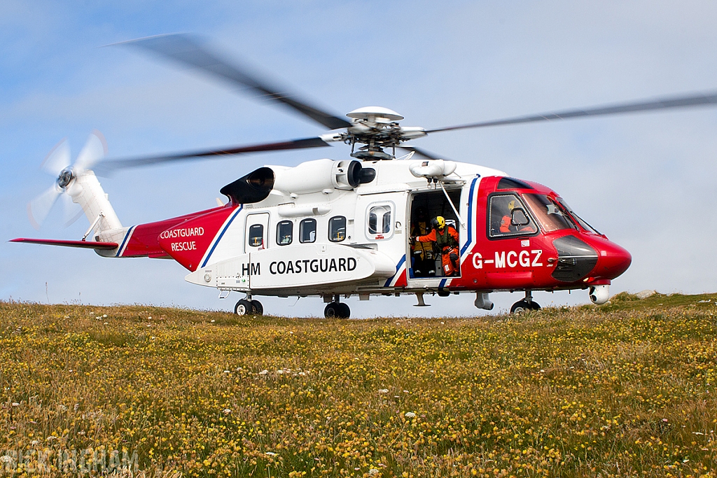 Sikorsky S-92A - G-MCGZ - Coast Guard