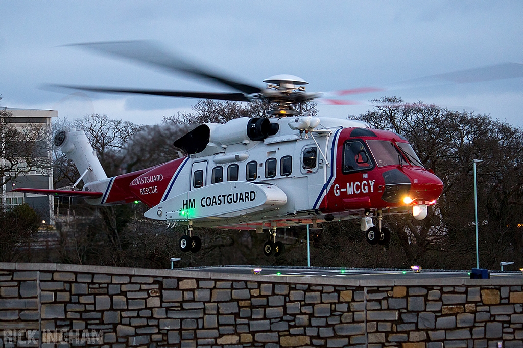 Sikorsky S-92A - G-MCGY - Coast Guard