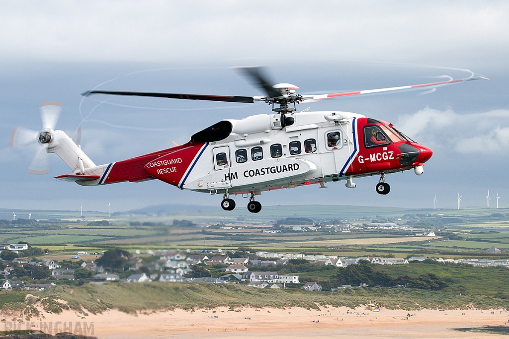 Sikorsky S-92A - G-MCGZ - Coast Guard