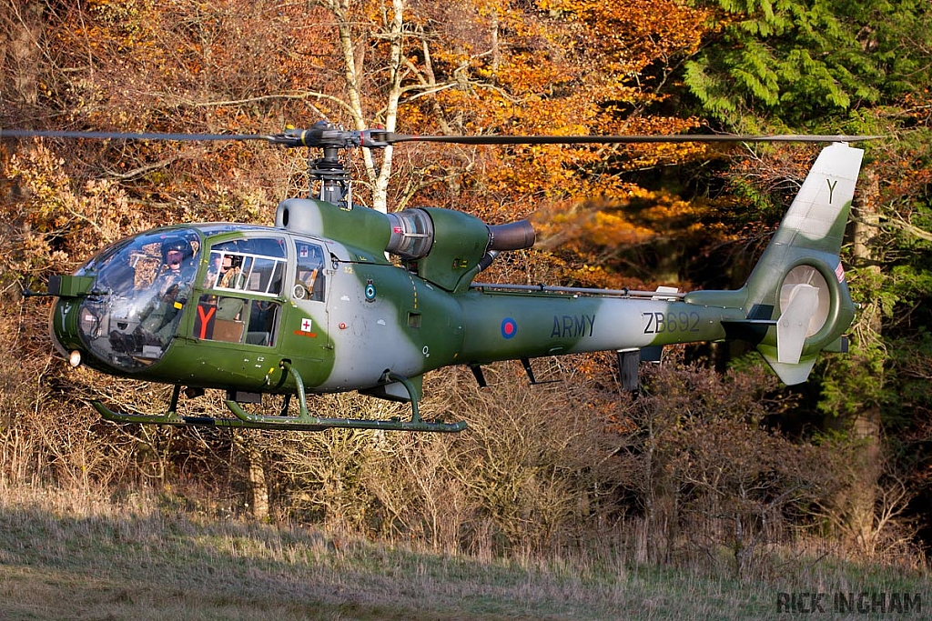 Westland Gazelle AH1 - ZB692/Y - AAC