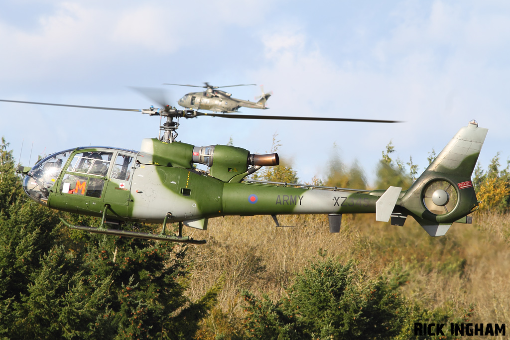 Westland Gazelle AH1 - XZ345/M - AAC