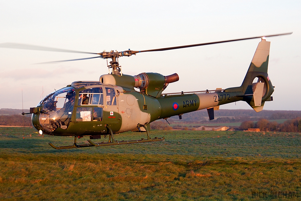 Westland Gazelle AH1 - ZA772 - AAC