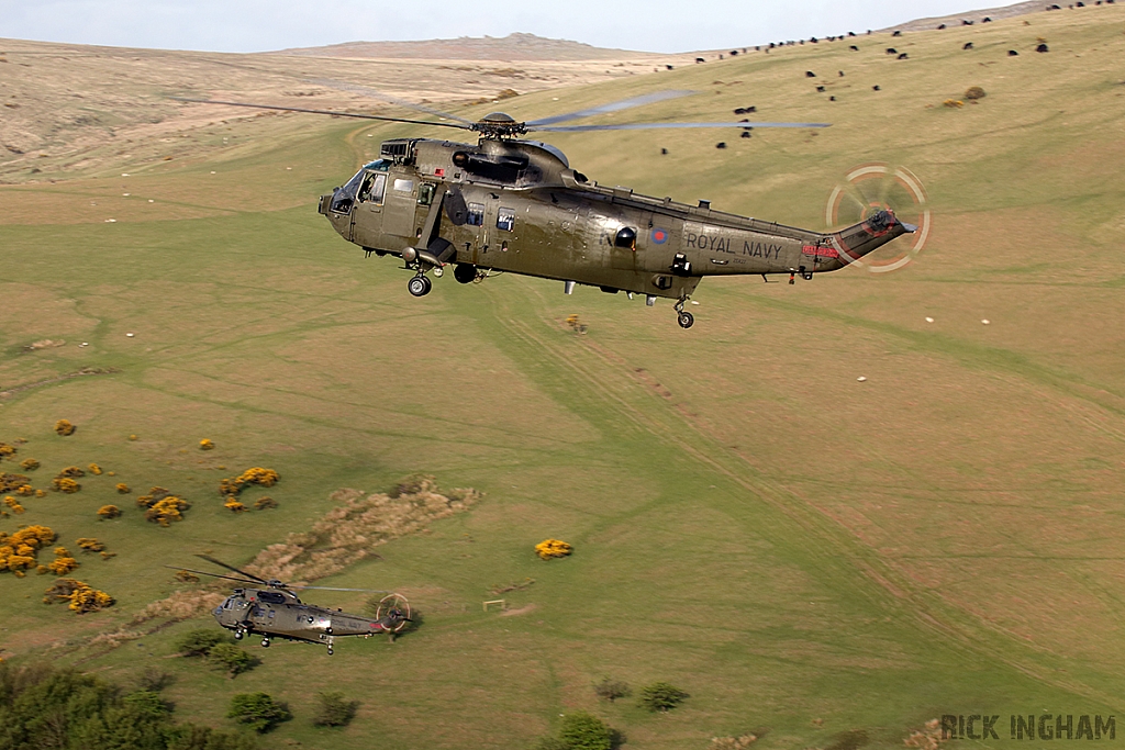 Westland Sea King HC4 - ZE427/K + ZF116/WP - Royal Navy