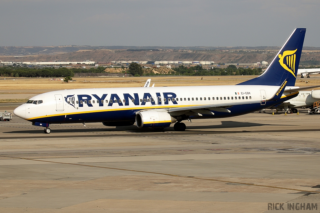 Boeing 737-8AS - EI-EBK - Ryanair