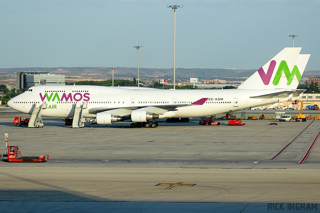 Boeing 747-412 - EC-KSM - Wamos Air