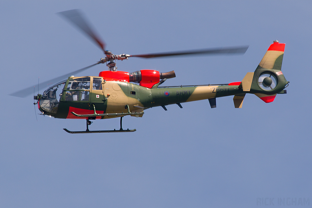 Westland Gazelle AH1 - ZB671 - AAC