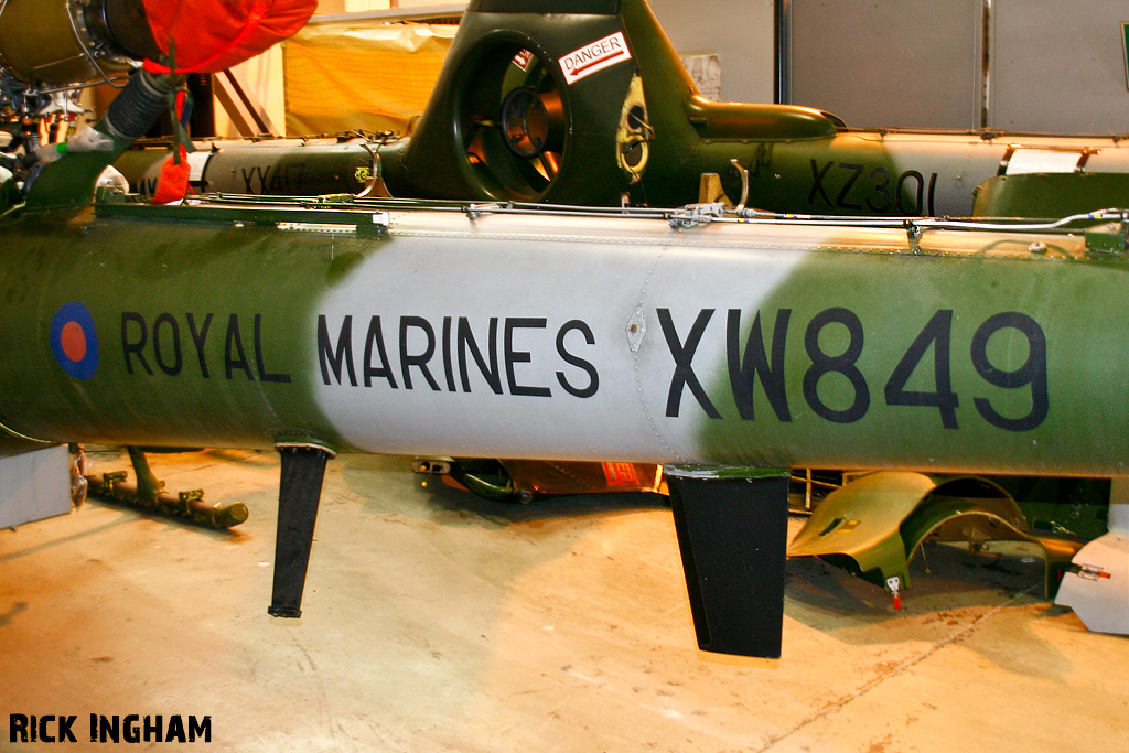 Westland Gazelle AH1 - XW849 - Royal Marines