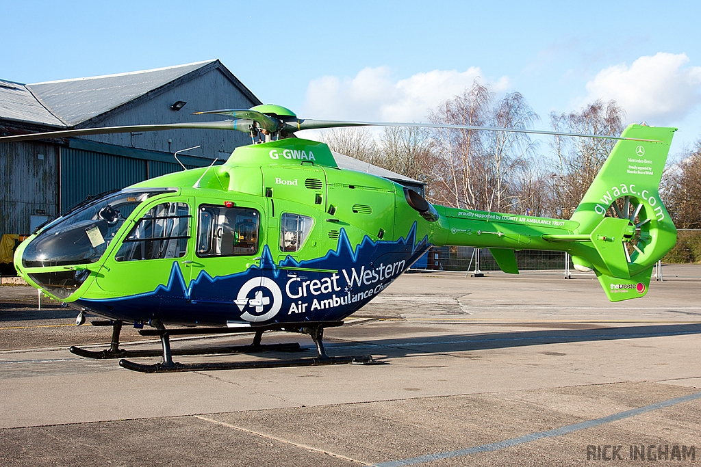 Eurocopter EC135 T2 - G-GWAA - Great Western Air Ambulance