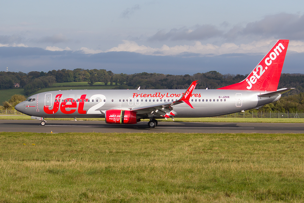 Boeing 737-8MG - G-JZHX - Jet2