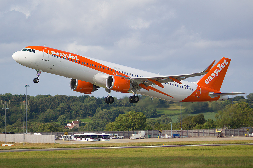 Airbus A321-251NX NEO - G-UZMF - easyJet