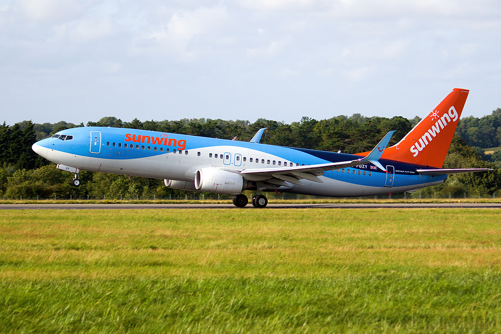 Boeing 737-8K5 - G-FDZY - Sunwing (TUI Airways)