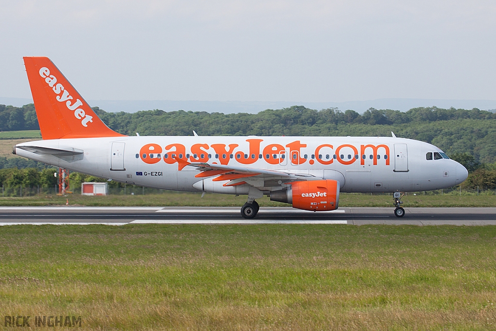 Airbus A319-111 - G-EZGI - Easyjet