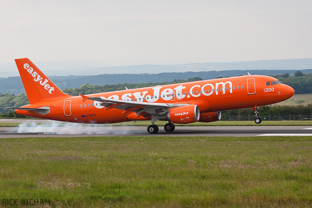Airbus A320-214 - G-EZUI - EasyJet