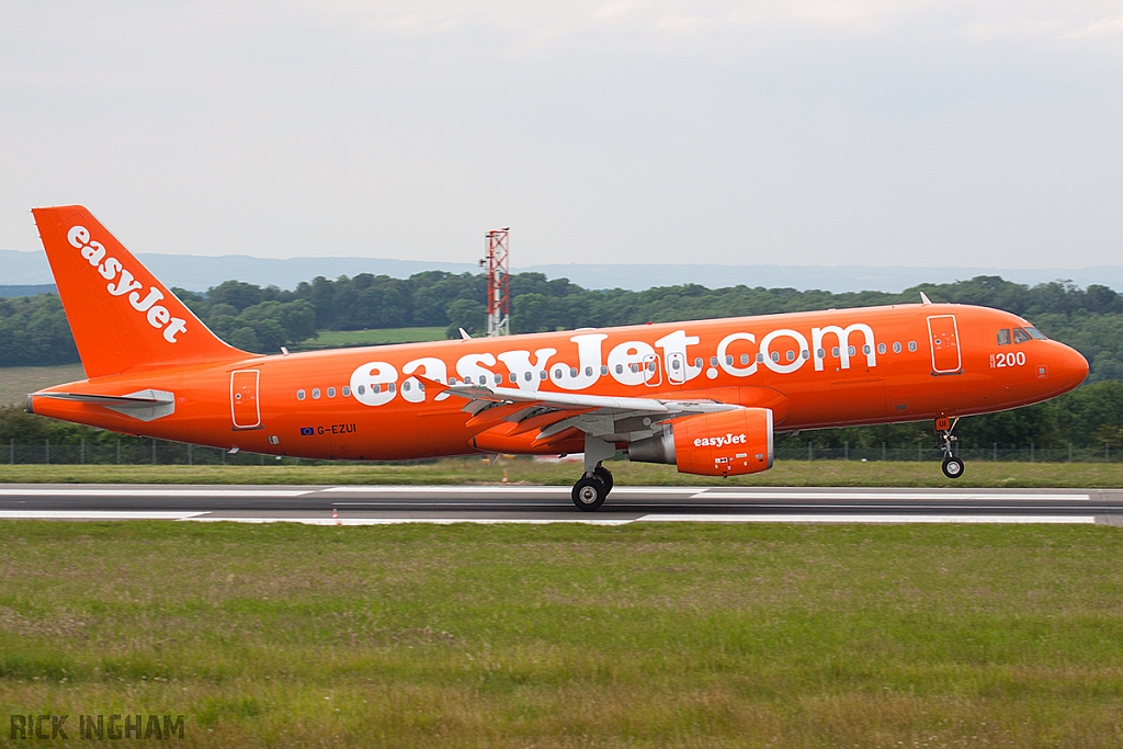 Airbus A320-214 - G-EZUI - EasyJet