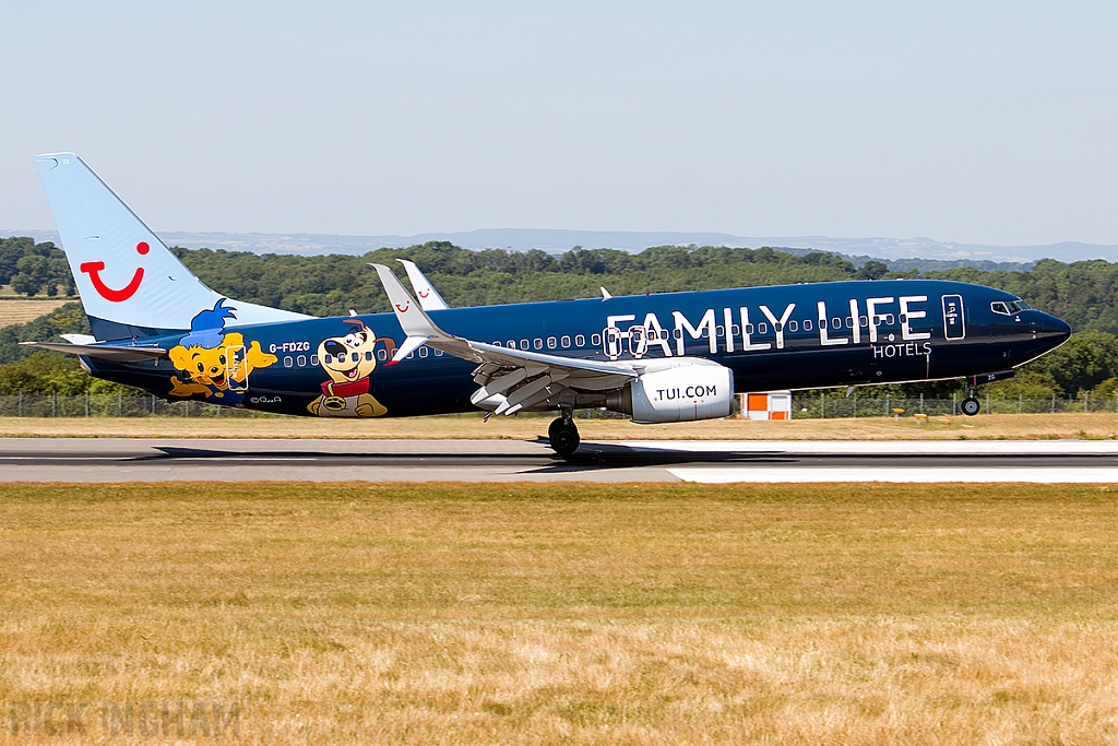 Boeing 737-8K5WL - G-FDZG - TUI Fly