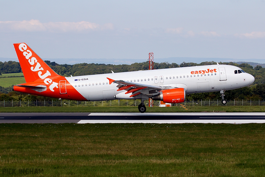 Airbus A320-214 - G-EZUA - EasyJet