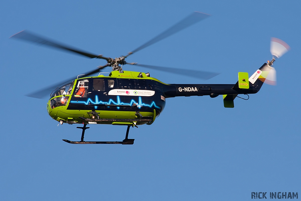 Bolkow Bo-105 - G-NDAA - Great Western Air Ambulance