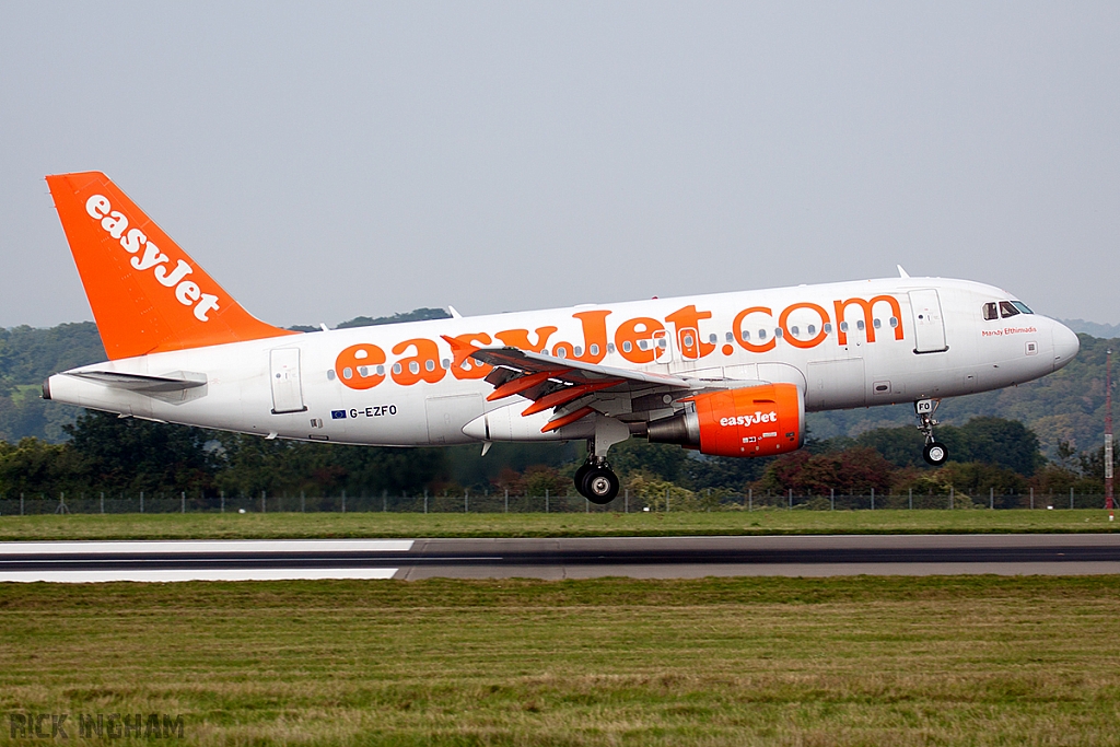 Airbus A319-111 - G-EZFO - EasyJet