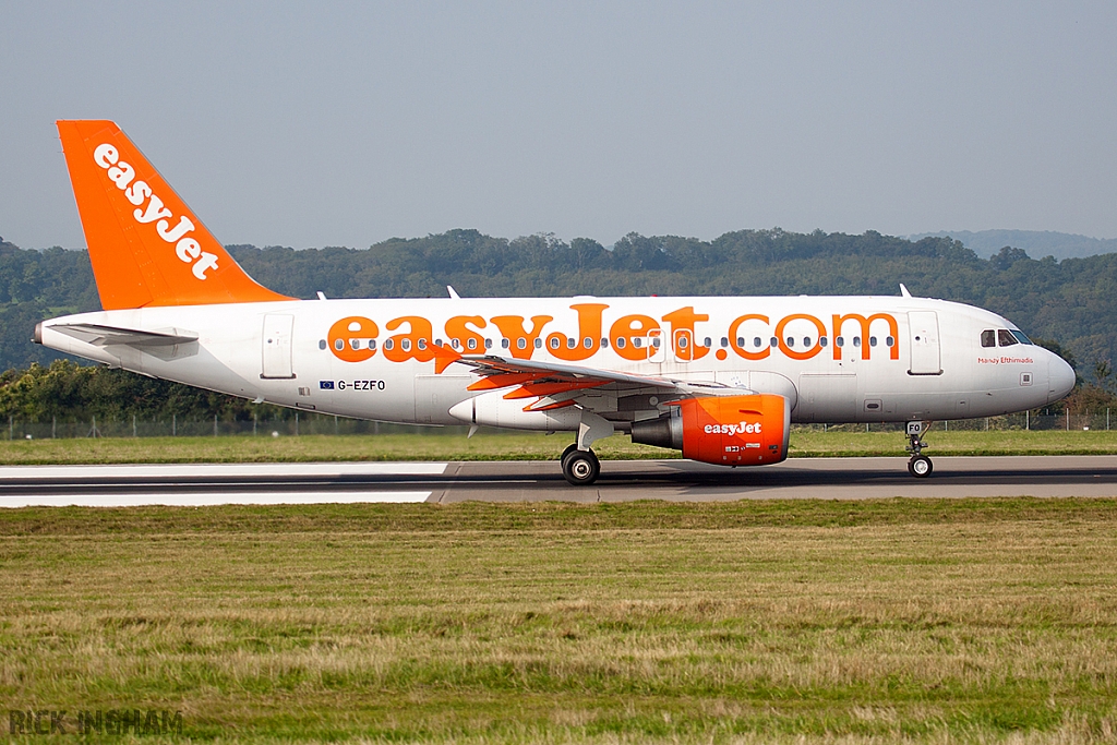 Airbus A319-111 - G-EZFO - EasyJet