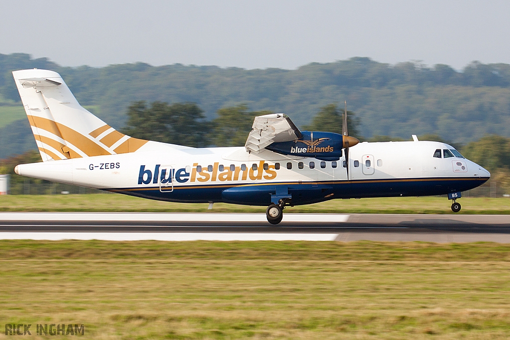 ATR 42-300 - G-ZEBS - Blue Islands