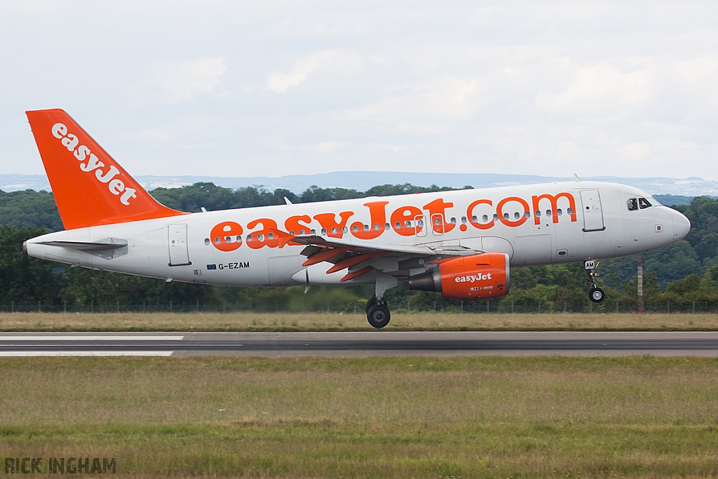 Airbus A319-111 - G-EZAM - EasyJet