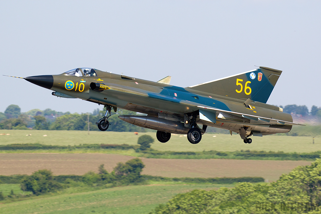 Saab J35J Draken - 35556 / SE-DXR - Swedish Air Force
