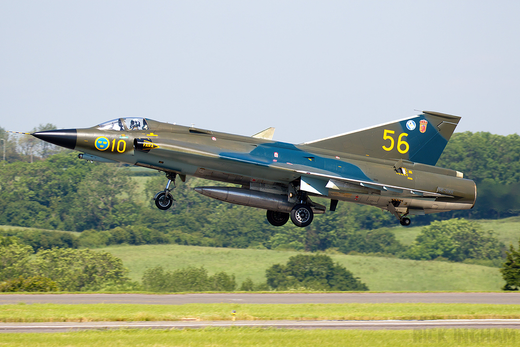 Saab J35J Draken - 35556 / SE-DXR - Swedish Air Force