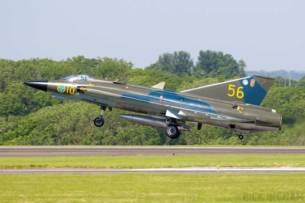 Saab J35J Draken - 35556 / SE-DXR - Swedish Air Force