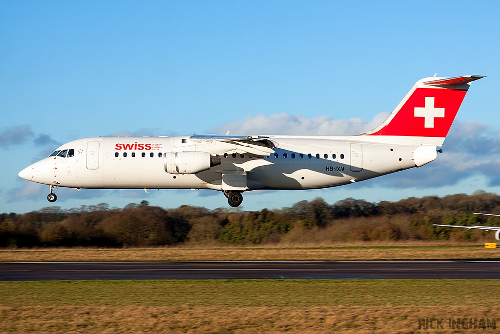 BAE Avro RJ-100 - HB-IXN - Swiss Airlines