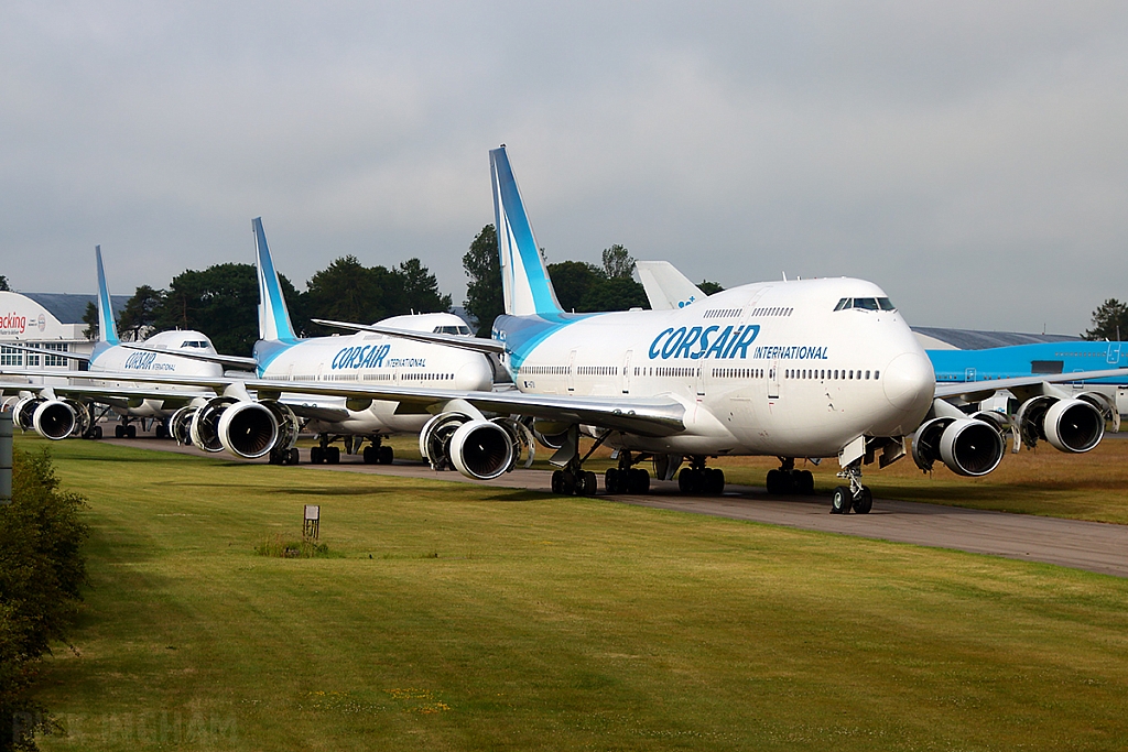 Boeing 747-422 - F-GTUI + F-HSEA + F-HSUN - Corsair