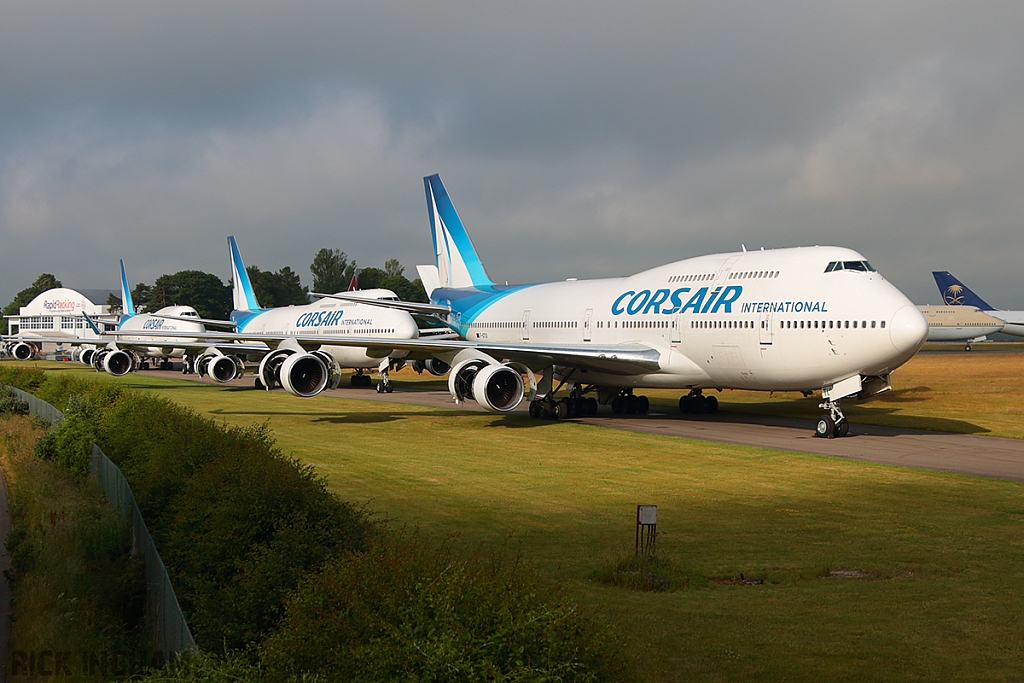 Boeing 747-422 - F-GTUI + F-HSEA + F-HSUN - Corsair
