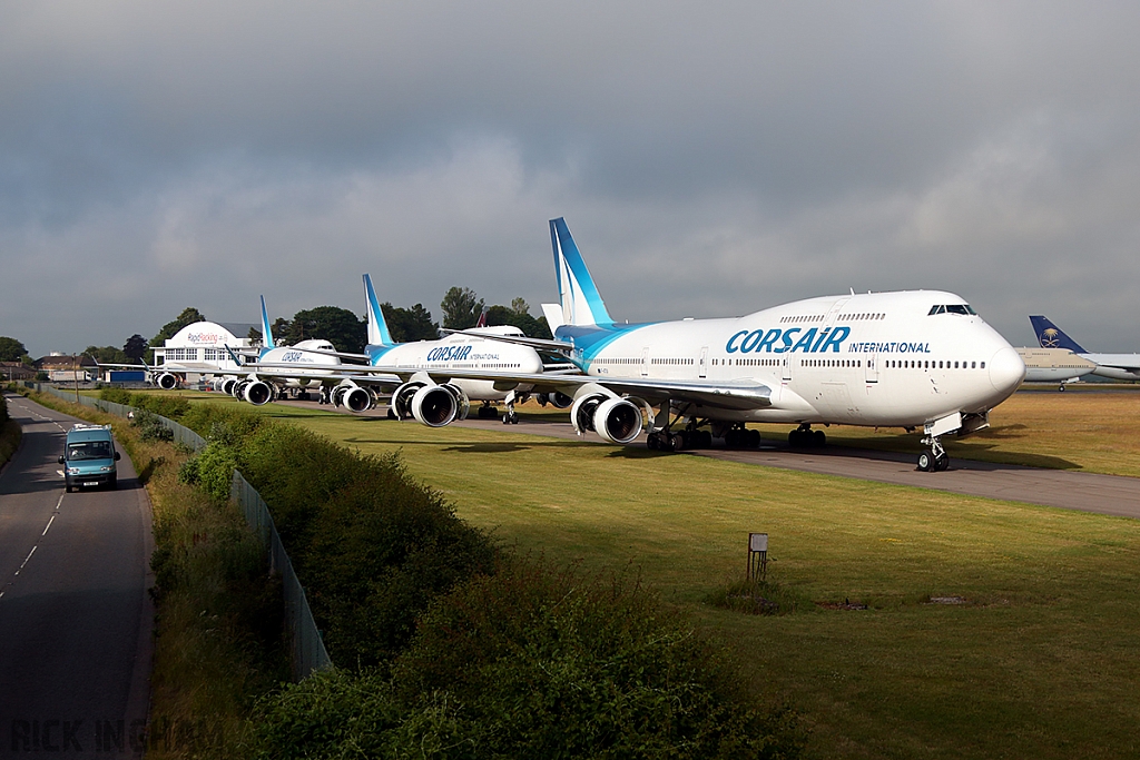 Boeing 747-422 - F-GTUI + F-HSEA + F-HSUN - Corsair