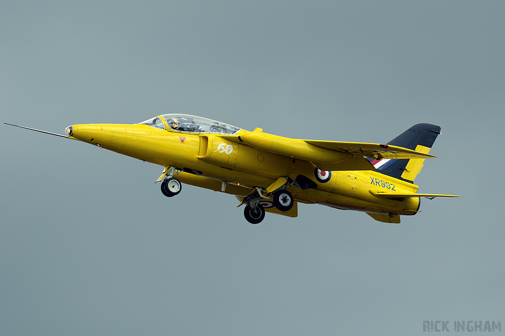 Hawker Siddeley Gnat T1 - XR992/G-MOUR - RAF | Yellow Jacks